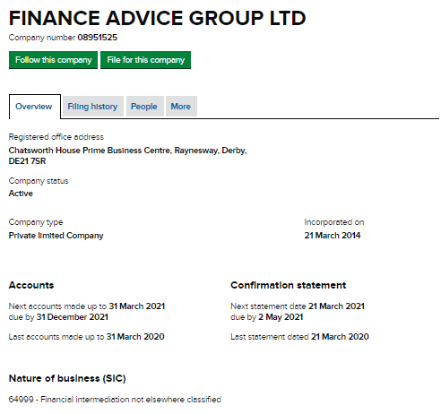 [ЛОХОТРОН] Finance Advice Group отзывы