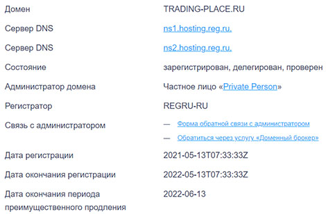 Обзор брокера trading-place.ru - опасное сотрудничество! Отзывы.