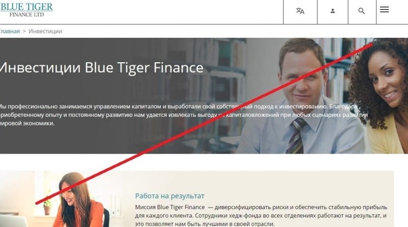 Blue Tiger Finance – реальные отзывы о хедж-фонде tigeronefinance.com