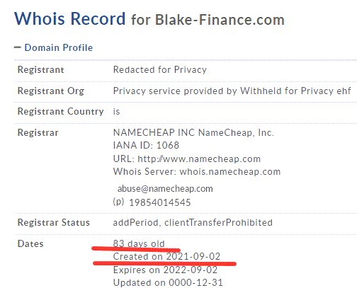 Отзыв о Blake Finance LTD
