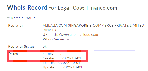 Отзыв о Legal Cost Finance Limited
