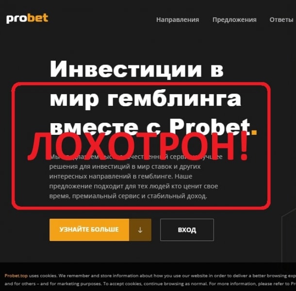 Отзывы о Probet — инвестиции в гемблинг - Seoseed.ru