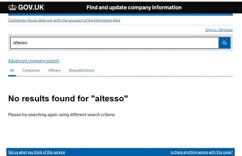 Altesso (Альтессо) — отзывы о сомнительной компании