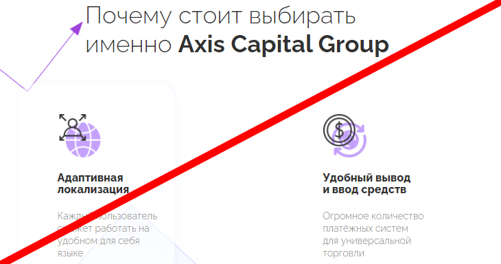 Axis Capital Group отзывы клиентов. РАЗВОД!