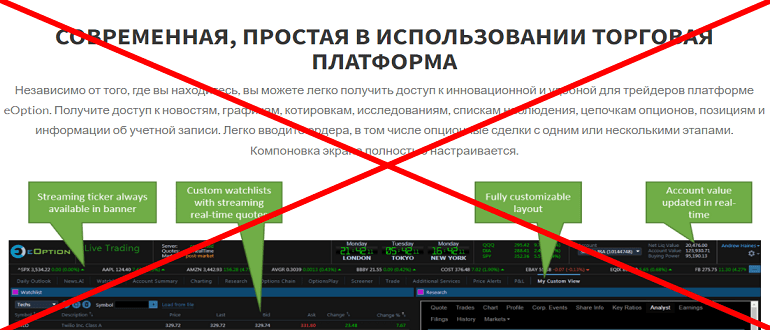 eOption обзор и отзывы о МОШЕННИКЕ!!!