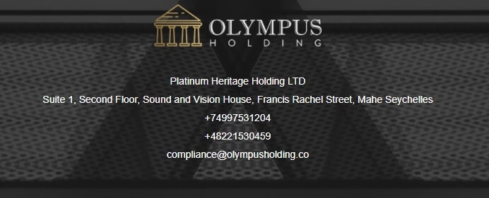 Полный обзор Olympus Holding: все предложения компании и отзывы
