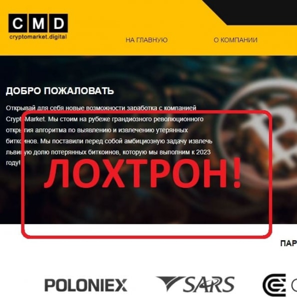 Заработок с CryptoMarket — отзывы о компании cryptomarket.digital - Seoseed.ru