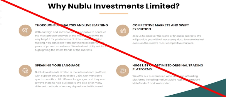 Nublu Investments Limited отзывы
